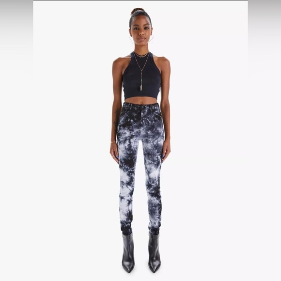 NWT MOTHER Denim The Super Swooner in Winding Paths - Picture 1 of 10